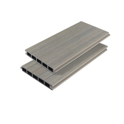 ซื้อ ระเบียงกลางแจ้งป้องกันการกัดกร่อนกระดานไม้พลาสติก 170x24 มม. รั้วตู้สีเทา WPC Guardrail Panel การผลิตออนไลน์