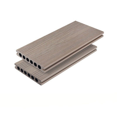 ซื้อ แผ่นพื้น WPC Decking Board 138x23mm ป้องกันเชื้อรา คอมโพสิตไม้พลาสติก การผลิตออนไลน์