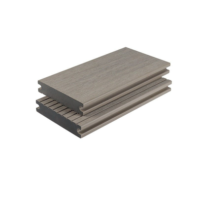 ซื้อ แผ่นพลาสติกไม้ทึบสีเทา กันความชื้น ป้องกันการกัดกร่อน ประดับสนาม 145x30มม การผลิตออนไลน์