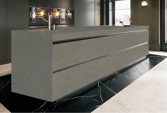 ซื้อ แผ่นหินสังเคราะห์ Cloudy Gray ขนาด 1600x3200x12 มม. ผิวกันลื่น การผลิตออนไลน์