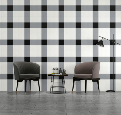 ซื้อ 200x200mm ดํา ขาว สีเทา เซรามิค แผ่นพื้นชนบท การผลิตออนไลน์