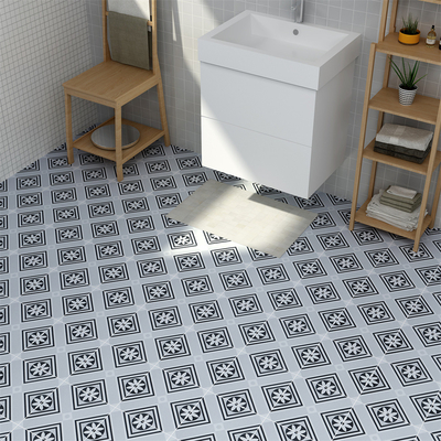 ซื้อ กระเบื้องเซรามิกสีเทาที่ป้องกันเชื้อรา 200x200 มม สําหรับผนังครัว การผลิตออนไลน์