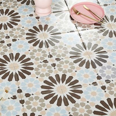 ซื้อ กระเบื้องเซรามิกสไตล์ชนบท สีเทาและน้ำเงิน ขนาด 20x20 ซม. สำหรับปูพื้นและผนังห้องน้ำ การผลิตออนไลน์