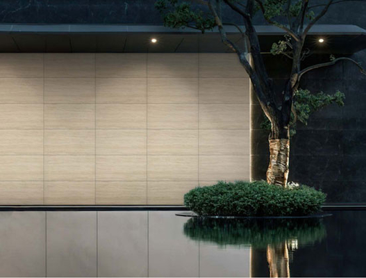 ซื้อ หินปูนสีเหลืองอ่อน แมท ผนังผ้าม่านโบราณ กระเบื้องโพรเซลาน 600x1200mm สําหรับลาน การผลิตออนไลน์