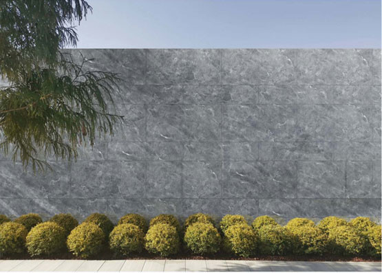 ซื้อ ไฟเบรก 600x1200mm สีเทา แมท ผ้าม่านพื้นผนัง Tile สําหรับการออกแบบและโครงการภายนอก การผลิตออนไลน์