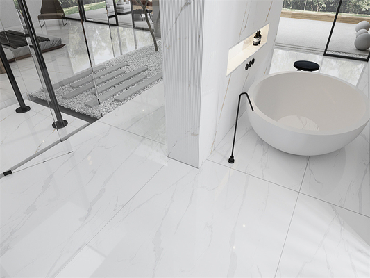 ซื้อ สีขาว 1420x2700mm Carrara สีขาว การผลิตออนไลน์