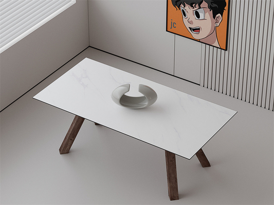 ซื้อ Carrara ขาว ด้านในพื้น 1420x2700 มม แมท ตัวกมุม ผงหิน sintered สําหรับห้องน้ํา การผลิตออนไลน์