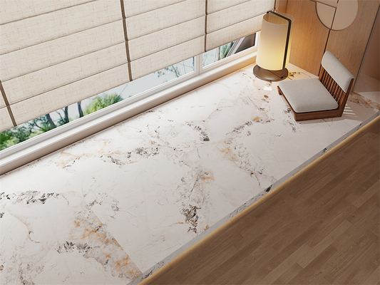 ซื้อ ดินภายใน เหลือง 1600x3200mm สีเล่ห์ ซินเตอร์หินสล็อบสําหรับการสร้างใหม่ การผลิตออนไลน์