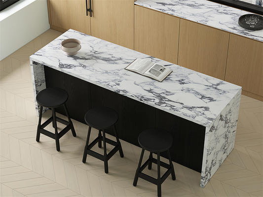 ซื้อ ความทนทานกรด 1600x3200mm สีเล่ห์ซินเตอร์หินสล็อบสําหรับสํานักงาน การผลิตออนไลน์