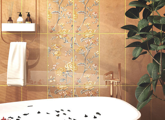 ซื้อ กระเบื้องเซรามิกปูผนังกันลื่นเกรด AAA ขนาด 30x60 ซม. สำหรับร้านอาหาร การผลิตออนไลน์