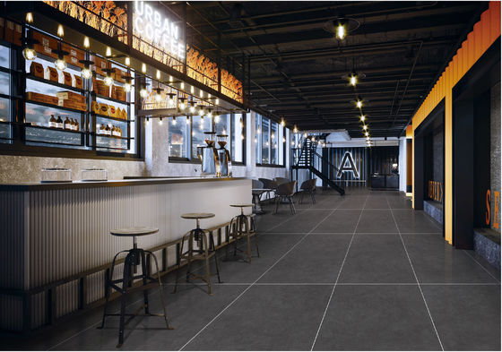 ซื้อ สีเทาเข้ม 48x24 ดาวกระจก โปเซลีน Tile พื้นป้องกันเชื้อ การผลิตออนไลน์