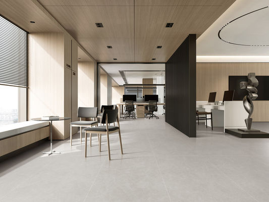 ซื้อ กระเบื้องผนังพอร์ซเลนเคลือบผิวแบบนุ่มย้อนยุคสีเทาอ่อน ขนาด 48x24 นิ้ว การผลิตออนไลน์