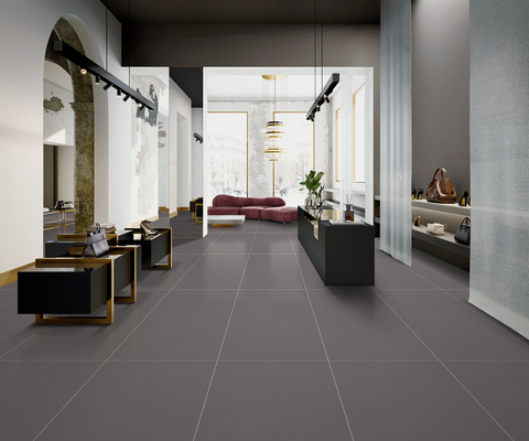 ซื้อ กระเบื้องโปรเซลินสีเทาสีดาว 60x120cm ดินภายใน กระเบื้องโปรเซลินสีอ่อนกระเบื้อง การผลิตออนไลน์