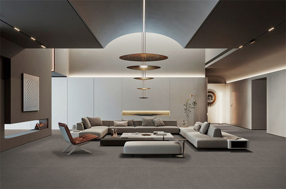 ซื้อ ผนังโปรเซลีนสีเทาเกรด AAA แมท 60x120cm ดินภายในสําหรับห้องนั่งเล่น การผลิตออนไลน์