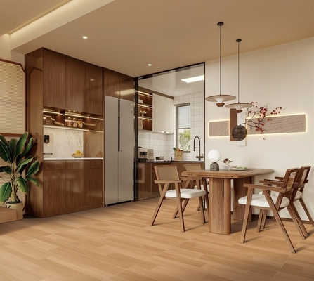 ซื้อ กระเบื้องโพรเซลีนไม้เกรด AAA ขนาด 60x120 ซม กระเบื้องพื้นภายในที่กันคลื่น การผลิตออนไลน์