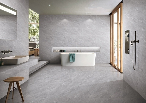 ซื้อ ผนังภายในที่ทนทานการสกัดผ้า ผนังเซรามิกกระจกอ่อน สีเทา 400x800 มม สําหรับตกแต่งและอาบน้ํา การผลิตออนไลน์