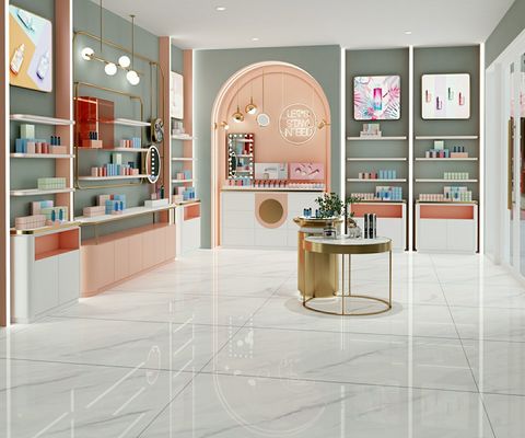 ซื้อ ตะเบียนโปเรซิลีนกระจกกระจกสีขาว 900x1800 มิลลิเมตร พื้นกันคลื่น การผลิตออนไลน์