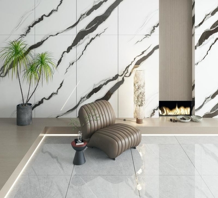 ซื้อ กระเบื้องโปรเซลีนกระจกเคลือบกันคลื่น และ Carrara ขาว 900x1800x9mm ดินภายในและกระเบื้องผนัง สําหรับตกแต่งและสํานักงาน การผลิตออนไลน์
