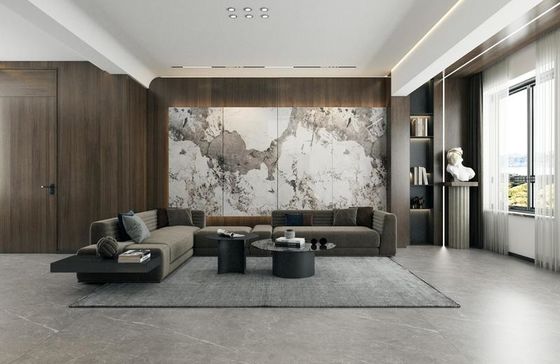 ซื้อ 900x1800 มิลลิเมตร กระเบื้อง Porcelain กระจกกระจก 9 มิลลิเมตร หนา ผนังพื้นภายใน การผลิตออนไลน์