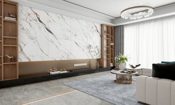 ซื้อ กระเบื้องพอร์ซเลนเคลือบเงา Carrara Polished ขนาด 900x1800 มม. เกรด AAA การผลิตออนไลน์