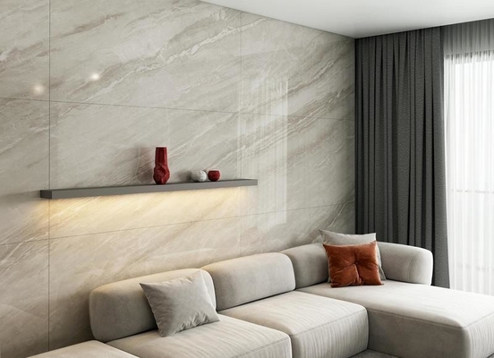 ซื้อ สีเทา โมเดิร์น 900x1800x9 มิลลิเมตร มาร์บูล ดูนอกผนัง กระจกโปร์เซลีนเคลือบกระจกสําหรับห้องน้ํา การผลิตออนไลน์