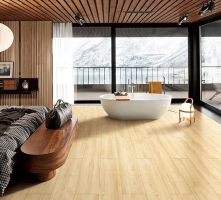 ซื้อ กระเบื้องพอร์ซเลนลายไม้เกรด AAA ขนาด 250x1500 มม. สีน้ำตาล เหลือง ดิน การผลิตออนไลน์