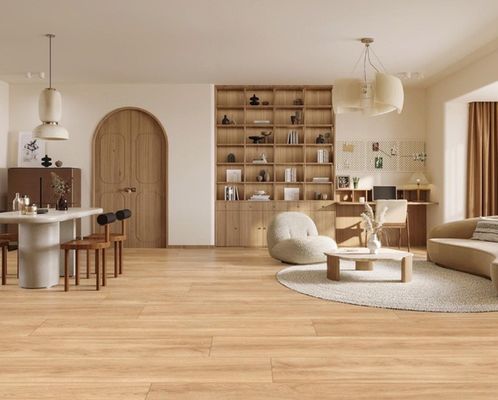 ซื้อ กระเบื้องโพรเซลีนไม้สีน้ําตาล AAA 250x1500mm การผลิตออนไลน์