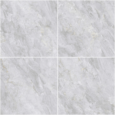 ซื้อ กระเบื้องโปร์เซลินสีเทา มาร์บอร์เคลือบกระจก 800x800 มม การผลิตออนไลน์