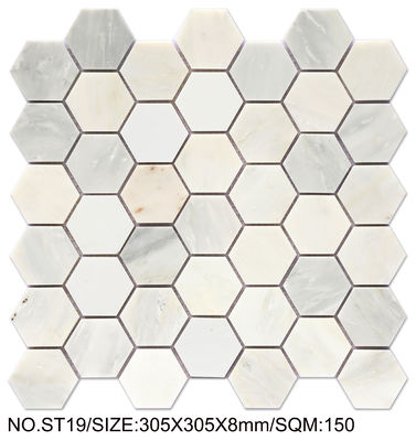 ซื้อ โมไซค์หินธรรมชาติ 300x300 มิลลิเมตร สําหรับโครงการและโรงแรม การผลิตออนไลน์