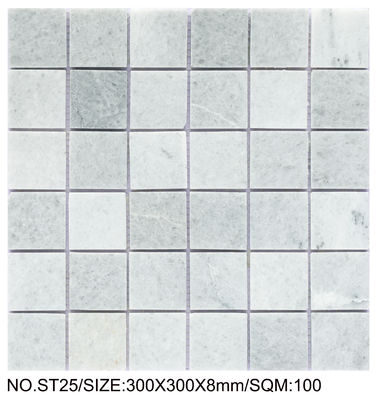 ซื้อ ไฟเบรกสแควร์ 300x300mm มอไซค์หินธรรมชาติ สําหรับห้องอาหารและห้องนั่งเล่น การผลิตออนไลน์
