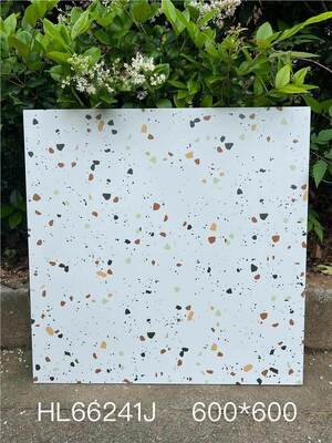 ซื้อ กระเบื้องเซรามิกเทอร์ราซโซปูพื้นภายในอาคารสีขาว 600x600 มม. ทนทานและต้านเชื้อแบคทีเรียสำหรับห้องครัว การผลิตออนไลน์