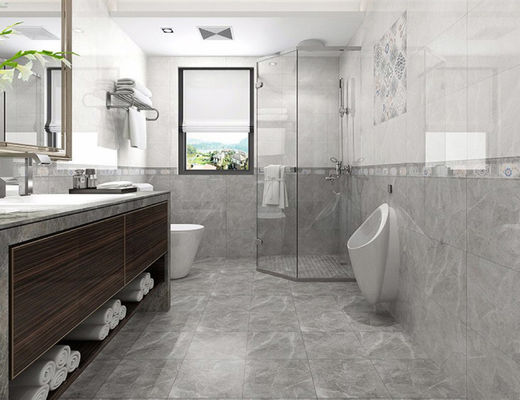 ซื้อ กระเบื้องผนังภายในกระจกสีเทา 300x600 มิลลิเมตร สําหรับห้องน้ํา การผลิตออนไลน์