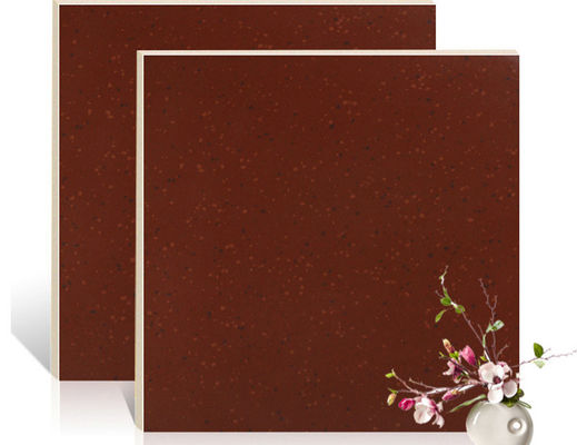ซื้อ 800x800mm 100m2 กระเบื้องพอร์ซเลนขัดเงาอินเดียสีแดงบริสุทธิ์เกรด AAA 9.5mm การผลิตออนไลน์