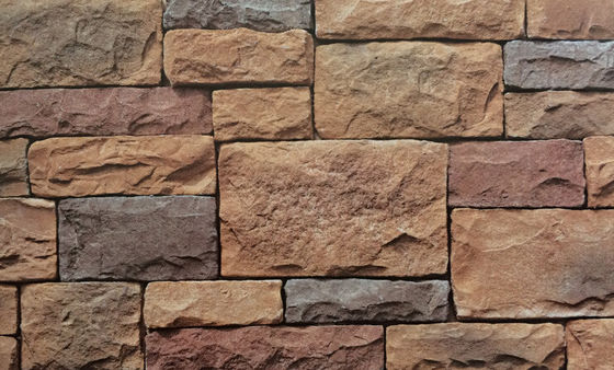 ซื้อ 14mm SGS Textured Wall Stone, หินชนวนจำลองทนไฟ การผลิตออนไลน์
