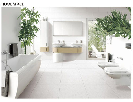ซื้อ ISO13006 กระเบื้องพอร์ซเลนตัวเต็มต้านเชื้อแบคทีเรีย White Mold Living Room 9.5mm การผลิตออนไลน์