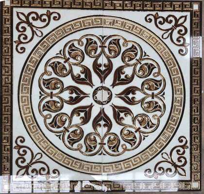 ซื้อ ISO13006 120x120cm คริสตัลขัดกระเบื้องพรมพื้นห้องนั่งเล่น 9.5mm การผลิตออนไลน์