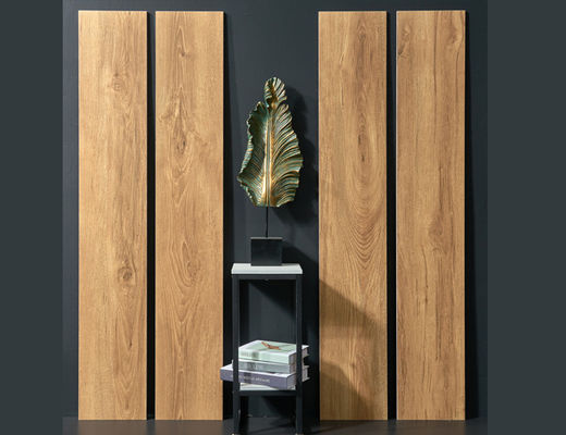 ซื้อ กระเบื้องพอร์ซเลนลายไม้ 250x1500 มม. เนื้อกระเบื้องสีขาว ค่าการดูดซึมน้ำ 0.05% การผลิตออนไลน์