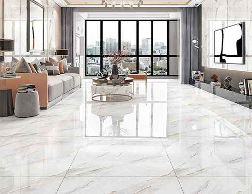 ซื้อ กระเบื้องพื้นสีทอง SASO ขนาด 80x80 ซม. เครื่องเคลือบดินเผาสีขาว Carrara CIQ การผลิตออนไลน์