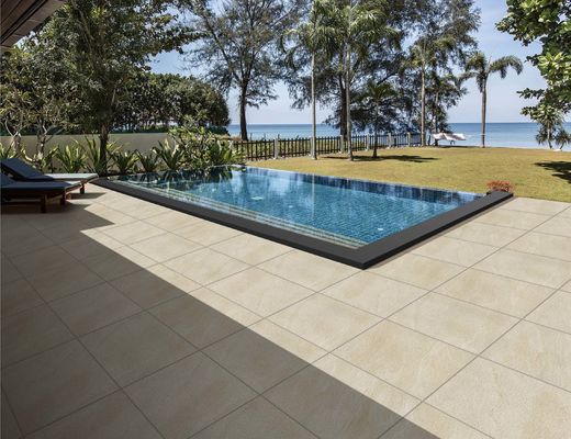 ซื้อ โปรตุเกส ผนังสระว่ายน้ําสีเบจ แอนติสลิป โปรเซลีน 300x600mm การผลิตออนไลน์