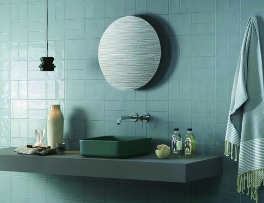 ซื้อ ตกแต่งผนังกระเบื้องเคลือบเงาพื้นผิวเรียบสำหรับห้องครัว 100x100mm การผลิตออนไลน์
