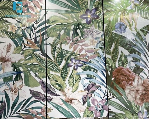 ซื้อ 60x120cm ดอกไม้สีทองพื้นกระเบื้องห้องนอนตกแต่งกระเบื้องพอร์ซเลน การผลิตออนไลน์