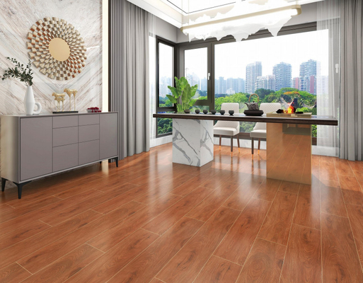 กระเบื้องพอร์ซเลนลายไม้สี Khaki ขนาด 200x1000 มม. สำหรับปูพื้นและผนังทั้งภายในและภายนอก