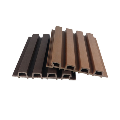 กันน้ำ WPC Cladding Panel Floor Outdoor Grey 28x217mm For Swimming Pool Decor