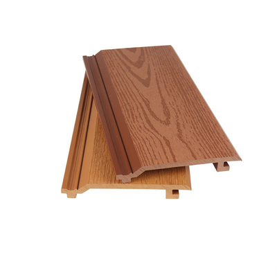 แผ่นผนัง WPC กันน้ํา 145x20.5mm พลาสติกไม้ประกอบ