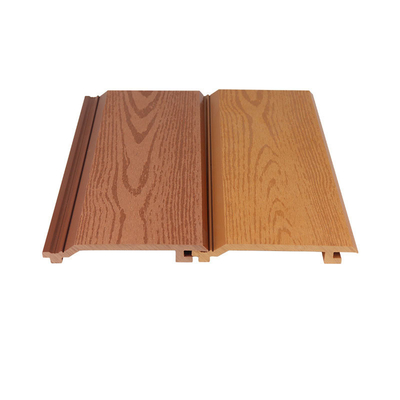 145x20.5mm WPC แผนผิวเคลือบไม้พลาสติกประกอบสําหรับผนังภายนอก