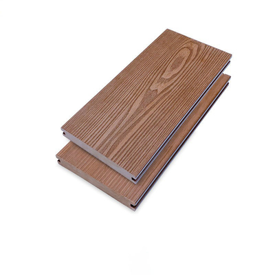 สวม WPC Decking Boards ทน 145x22cm 3D Solid Deep พื้นสระว่ายน้ำนูน