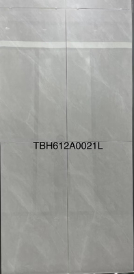 600x1200mm กระเบื้องกระจกเคลือบ กระเบื้องผนังพื้นสีเทากระจ่าง กระเบื้องหน้าสํานักงาน Carrara Pocerlain