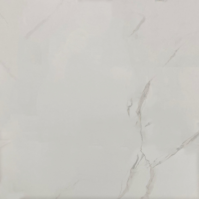 กระเบื้องโปร์เซลีนเคลือบสีเทากระจก 60x60cm ห้องครัว ถนนใต้ดิน ลานผนังภายใน Carrara กระเบื้องเซรามิก