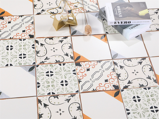 กระเบื้องเซรามิกสไตล์ Rustic สีเบจ ขนาด 20x20 ซม. สำหรับผนังภายใน