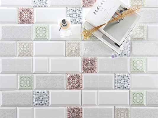 10×30cm รูปแบบวินเทจ โปรเซลีนภายในที่สไตล์ และกระเบื้องผนังเซรามิก สําหรับ Backsplash และ Canteen